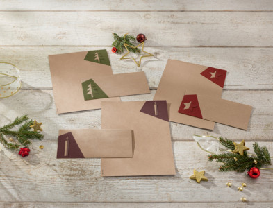 sigel Set d'enveloppes à motif de Noël 