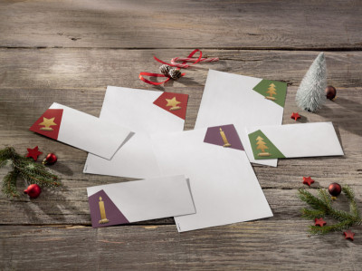 sigel Set d'enveloppes à motif de Noël 