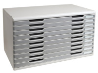 EXACOMPTA Module de classement MODULO A3, 10 tiroirs, gris