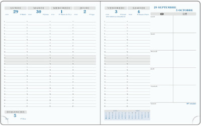 EXACOMPTA Agenda de bureau 