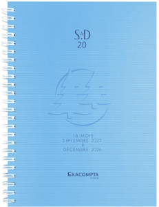 EXACOMPTA Agenda de bureau SAD 20W, 2025/2026, 16 mois