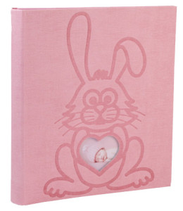 EXACOMPTA Album photos livre LAPIN TEDDY, 290 x 320 mm, bleu