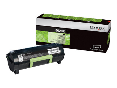 LEXMARK Cartouche toner 502HE HC Noir Corporate 5000 pages