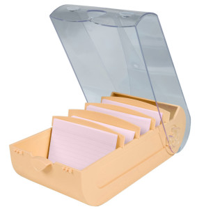 EXACOMPTA Learning box BunnyBox, A8, bleu pastel