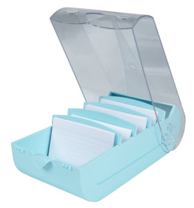 EXACOMPTA Learning box BunnyBox, A8, bleu pastel