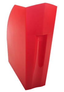 EXACOMPTA Porte-revues THE MAGAZINE, A4+, rouge carmin