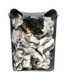 EXACOMPTA Corbeille à papier anti-feu, 15 litres, PP, granit