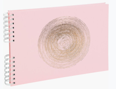 EXACOMPTA Album photos à spirale Ellipse, rose