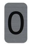 EXACOMPTA Plaque de signalisation chiffres  EXACOMPTA Plaque de signalisation chiffres
