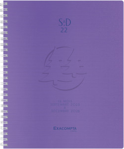 EXACOMPTA Agenda de bureau SAD 22W, 2025/2026, 16 mois