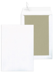MAILmedia Pochettes avec dos en carton B5, sans fenêtre