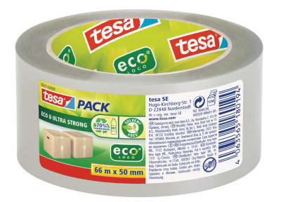 tesapack Ruban adhésif d'emballage ECO & ULTRA STRONG