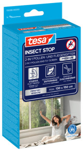 tesa Filtre à pollen pour fenêtre, 1,80 m x 1,50 m