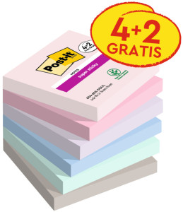 Post-it Bloc-note adhésif Super Sticky Notes, 76 x 76 mm