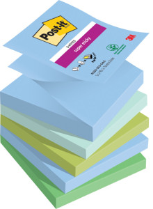 Post-it Bloc-note adhésif Super Sticky Z-Notes, 76 x 76 mm