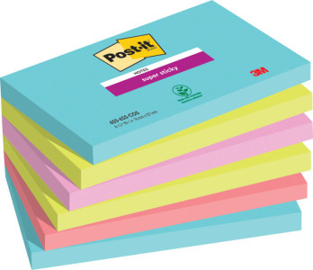 Post-it Bloc-note adhésif Super Sticky Notes, 76 x 76 mm