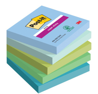 Post-it Bloc-note adhésif Super Sticky Notes, 76 x 76 mm