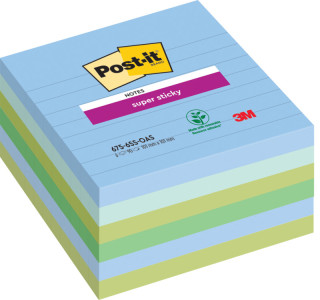 Post-it Bloc-note adhésif Super Sticky Notes, 101 x 101 mm