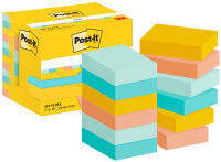 Post-it Bloc-note adhésif Notes, 76 x 76 mm, Beachside