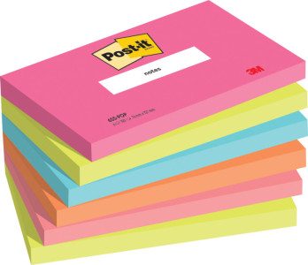 Post-it Bloc-note adhésif Notes, 76 x 76 mm, Poptimistic