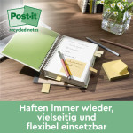 Post-it Bloc-note adhésif Recycling, 76 x 76 mm,18+6 GRATUIT