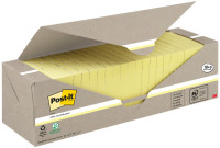 Post-it Bloc-note adhésif Recycling, 76 x 76 mm,18+6 GRATUIT