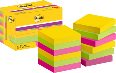 Post-it Bloc-note adhésif Super Sticky Notes, 47,6 x 47,6 mm