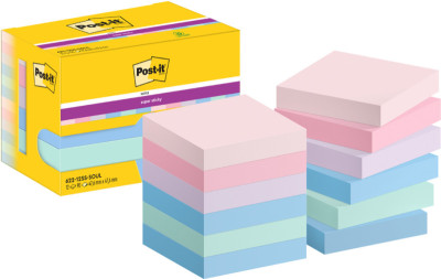 Post-it Bloc-note adhésif Super Sticky Notes, 47,6 x 47,6 mm