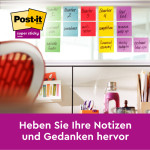 Post-it Bloc-note adhésif Super Sticky Notes, 47,6 x 47,6 mm