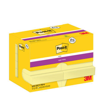 Post-it Bloc-note adhésif Super Sticky Notes, 76 x 76 mm