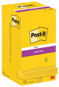 Post-it Bloc-note adhésif Super Sticky Notes, jaune
