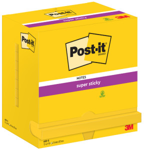 Post-it Bloc-note adhésif Super Sticky Notes, jaune