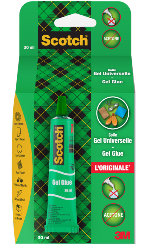 Scotch Colle Gel universelle L'Originale, 30 ml, lot de 3