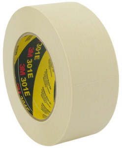 3M Ruban adhésif de masquage papier 301E, 48 mm x 50m, beige