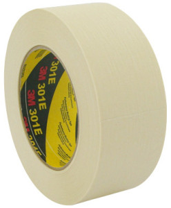 3M Ruban adhésif de masquage papier 301E, 48 mm x 50m, beige