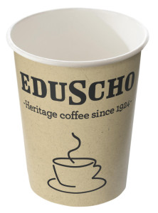 Eduscho Gobelet à café en papier dur 