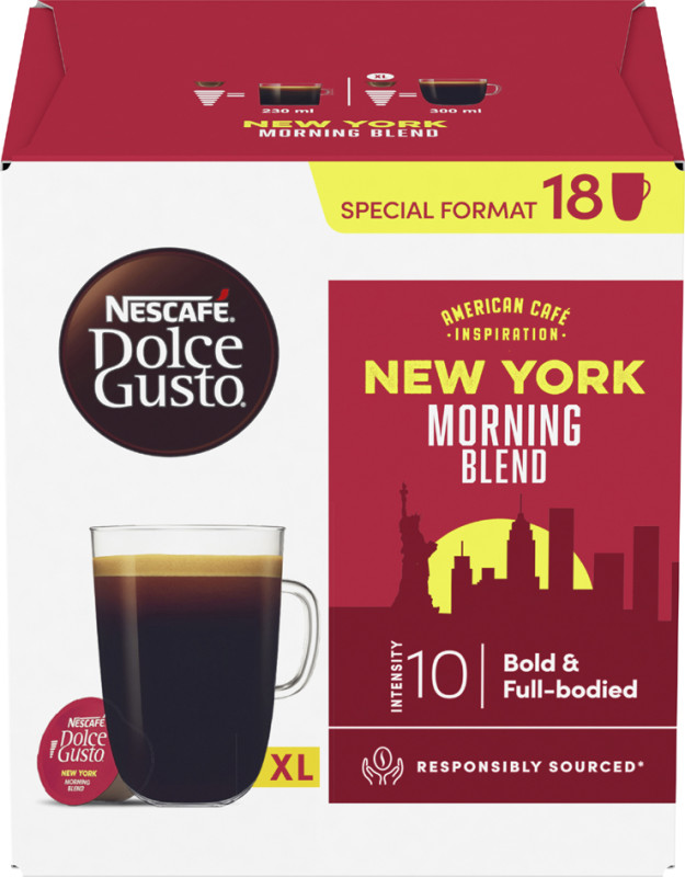 NESCAFE Dolce Gusto Capsule de café XL NEW YORK MORNING