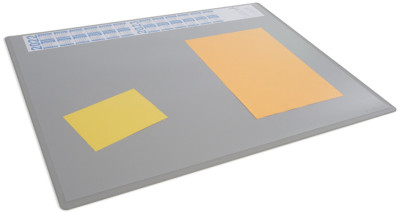 DURABLE Sous-main avec calendrier, PP, bleu foncé