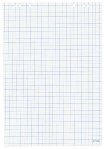 herlitz Bloc de papier pour tableau de conférence, 20