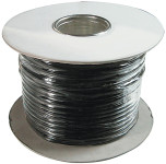 Câble téléphonique DIGITUS, 100 m, 6 fils, plat, noir