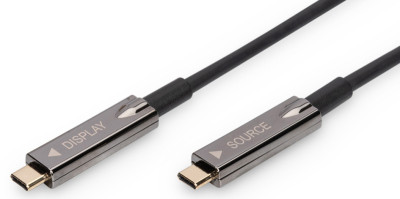 DIGITUS Câble de connexion USB type-C AOC AV, 20 m