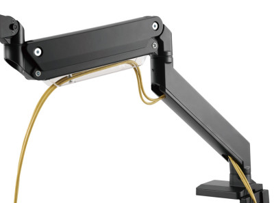 DIGITUS Support écran universel, fixation par serrage, noir