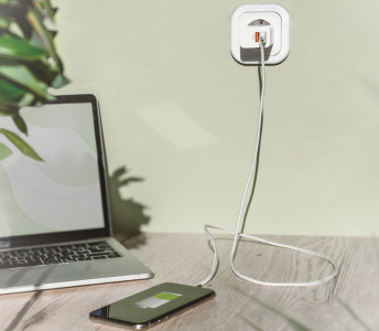 DIGITUS Chargeur USB, 2x USB-A, 15,5 watts, blanc