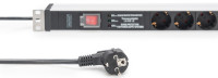 Multiprise DIGITUS 19, 5 prises avec interrupteur, 1 U