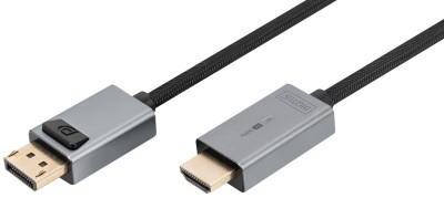 DIGITUS Câble adaptateur DisplayPort 4K DP - HDMI type A