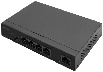 DIGITUS Commutateur Gigabit Ethernet PoE 4 ports