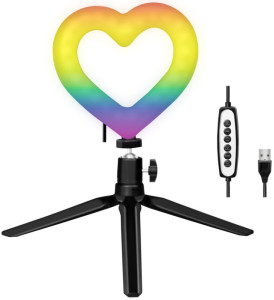 LogiLink Trépied LED avec coeur avec contrôle de l'éclairage