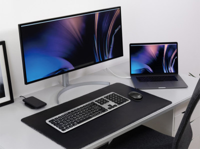 LogiLink Bluetooth Multi-Device Tastatur, silber