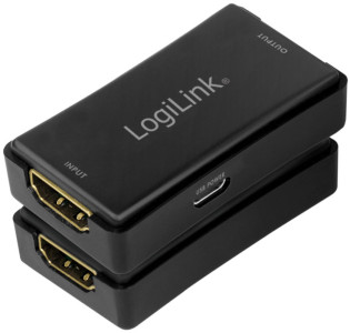LogiLink Amplificateur de signal 4K HDMI, portée 25 m, 60 Hz