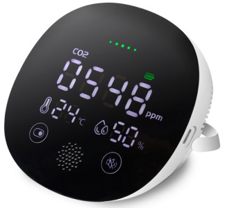 LogiLink Appareil de mesure du CO2, affichage température /